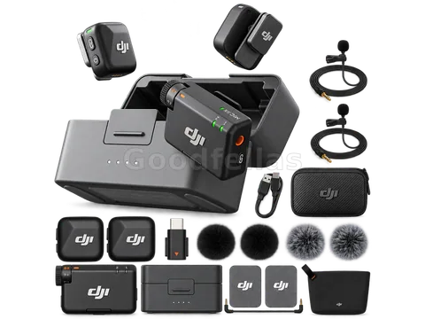 DJI Mic Mini 2 Wireless Microphone Kit (2 TX + 1 RX + Charging Case)