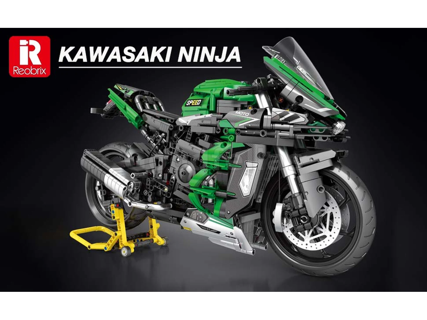 570 — Sport Motorcycle Ninja H2 SX SE Building Set