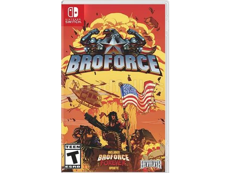Broforce – Nintendo Switch – Physical Standard Edition (Broforce Forever Update)