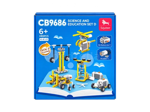 Squtee CB9686D Science & Education Set – 50-in-1 STEM Robotics Kit
