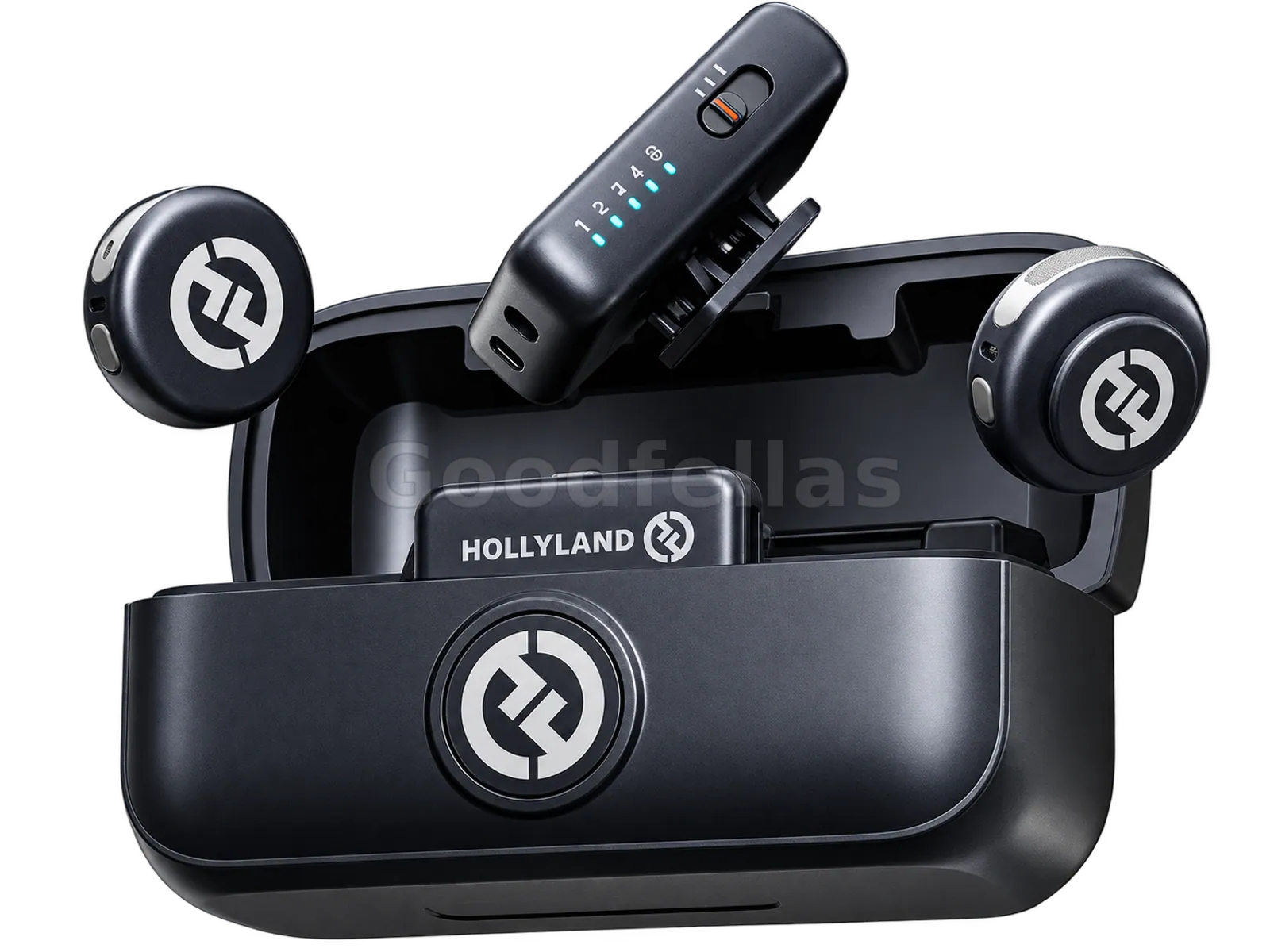 Hollyland LARK M3 Combo Wireless Microphone Kit 2TX + 1RX USB-C - Space Gray
