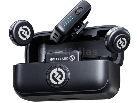 Hollyland LARK M3 Combo Wireless Microphone Kit 2TX + 1RX USB-C - Space Gray
