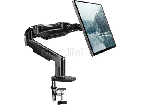 Single Monitor Arm - HUANUO FlowLift Pro View better, work smarter: keep your screen at the perfect eye level for ultimate ergonomic comfort.