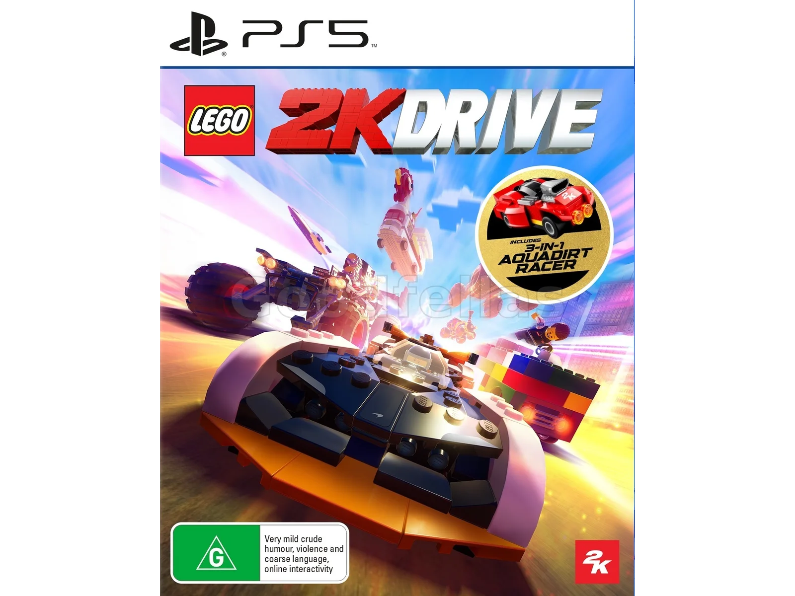 LEGO 2K Drive – PlayStation 5 – Standard Edition + 3-in-1 Aquadirt Racer