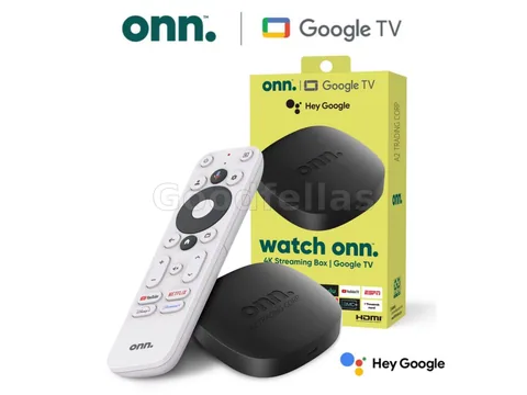 onn. 4K Streaming Device – Google TV with Gemini – 2026 Model – 8GB / 2GB