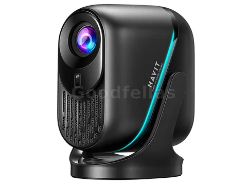 HAVIT PJ220 PRO Smart Projector Native 1080p 4K Supported Android TV - Black