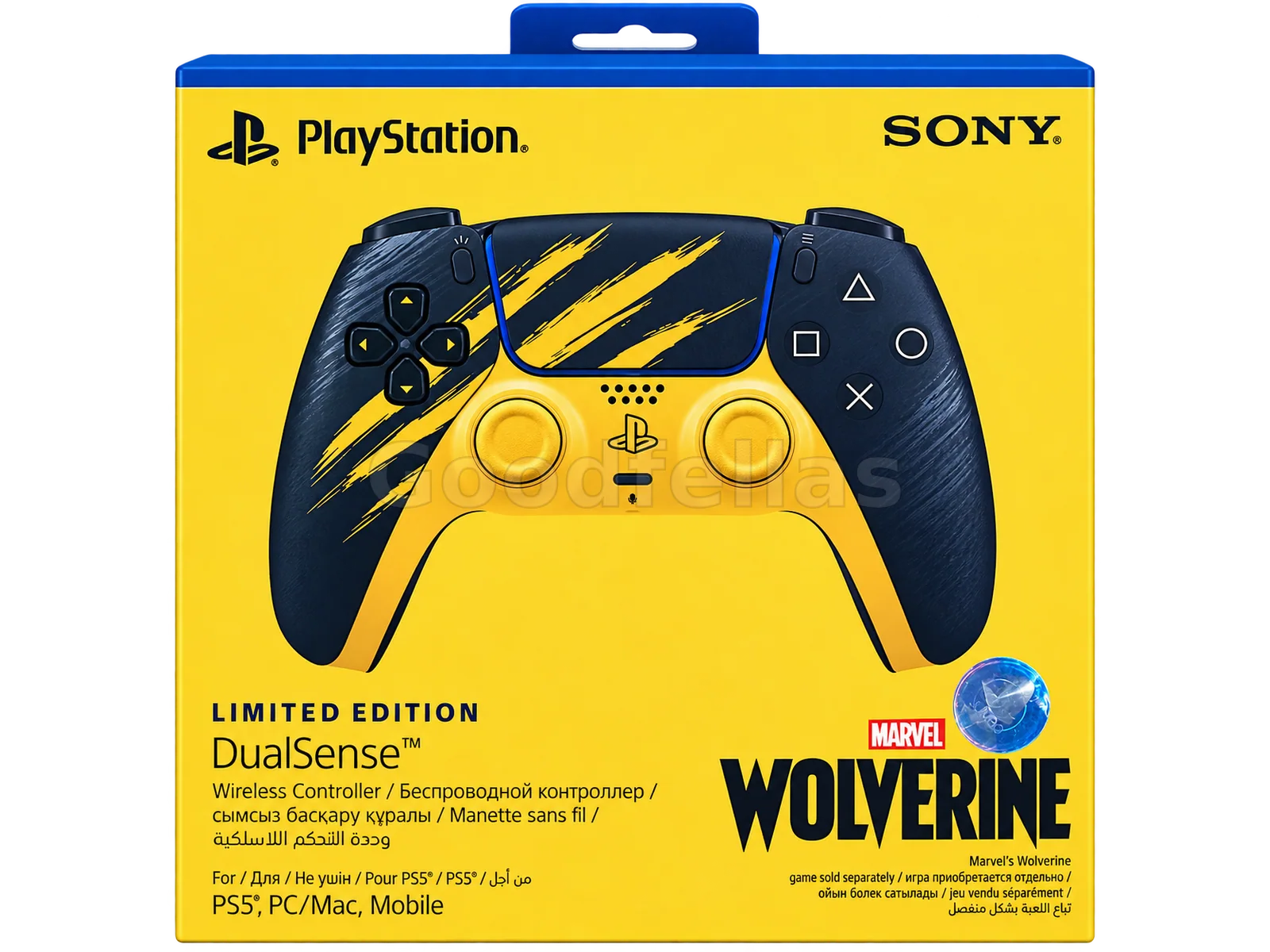 DualSense® Wireless Controller – Marvel’s Wolverine Battle Yellow Limited Edition