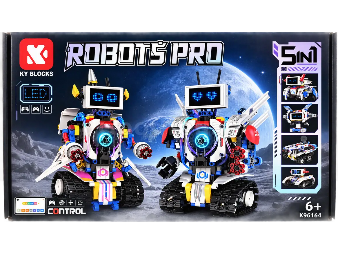 KY Blocks K96164 – 5-in-1 Programming Robot