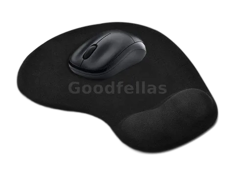 H-02 Gel Wrist Support Mouse Pad – Black
