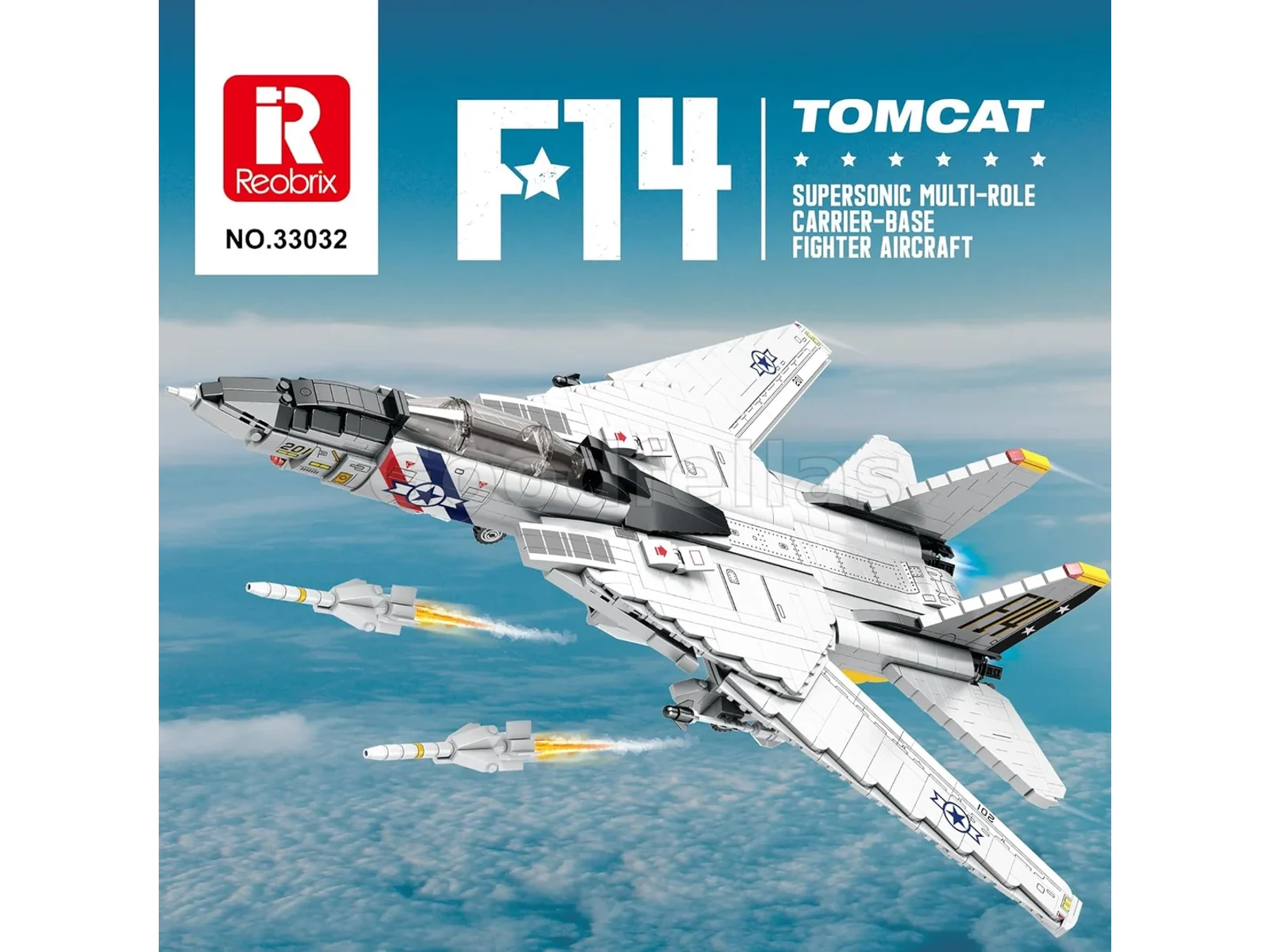 33032 — F-14 Tomcat Jet Fighter Building Set