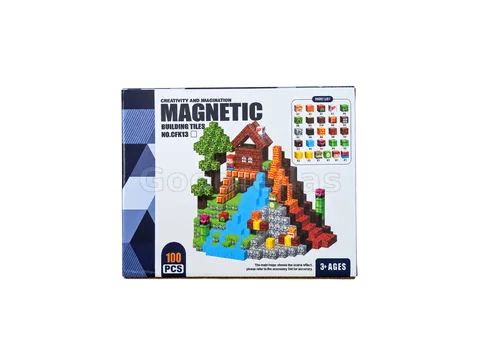 Xinqiyuan CFK13 Magnetic Building Tiles 100-Piece Set