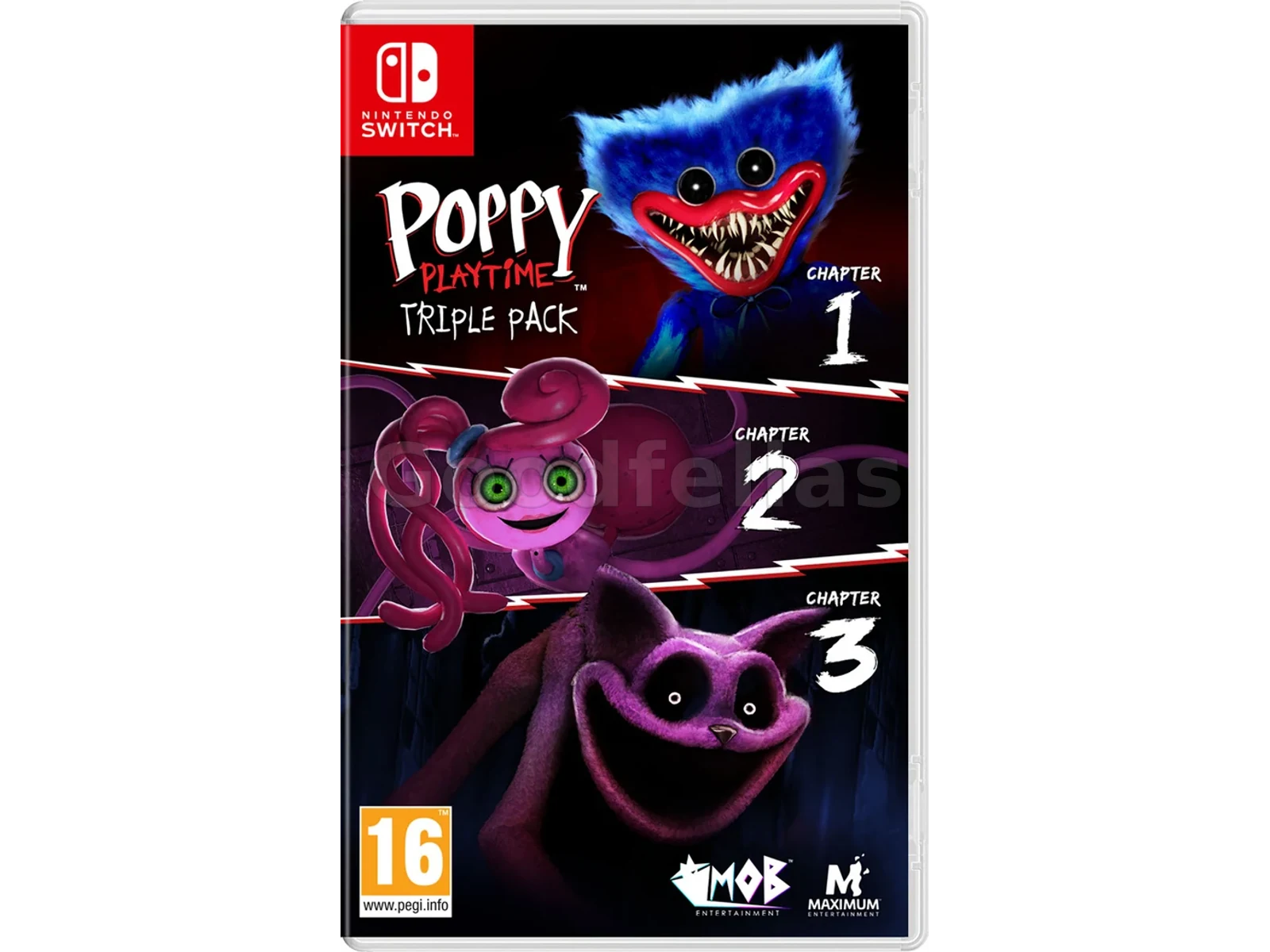 Poppy Playtime: Triple Pack – Nintendo Switch – Standard Physical Edition – PEGI 16