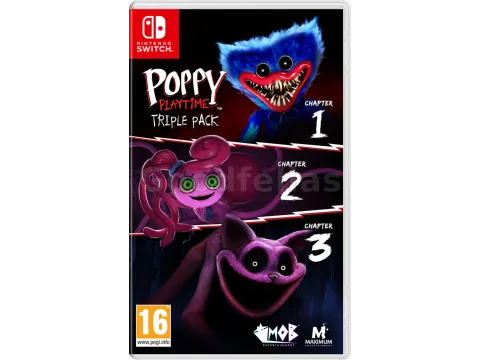 Poppy Playtime: Triple Pack – Nintendo Switch – Standard Physical Edition – PEGI 16