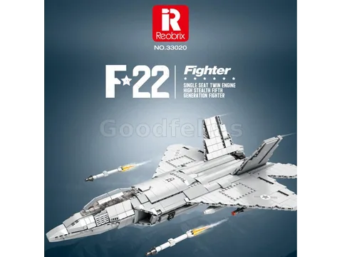 33020 — F-22 Fighter Raptor Building Set