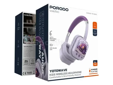Porodo Soundtec Yotowave Kids Wireless Headphone