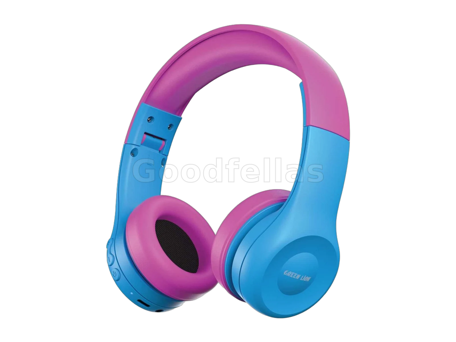 Green Lion GK-100 Kids Wireless Headphone – Blue/Pink