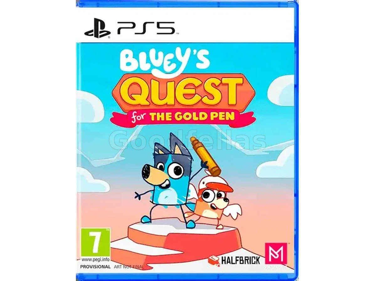 Bluey's Quest for the Gold Pen – PlayStation 5 – Standard Physical Edition (PEGI 3)