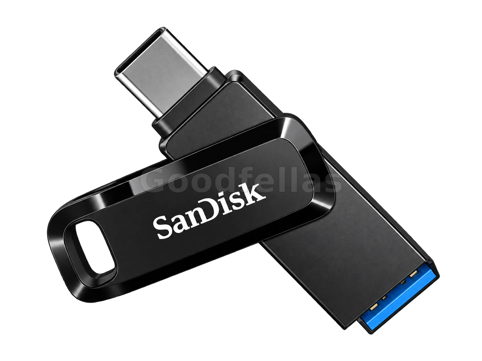 SanDisk Ultra Dual Drive Go 64GB USB-C & USB-A Flash Drive 300MB/s - Black