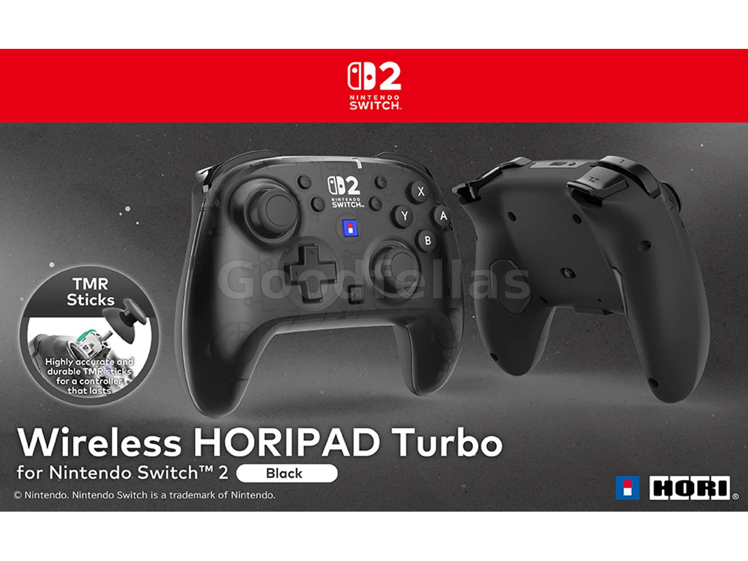 HORI Wireless HORIPAD Turbo (Black) – Nintendo Switch 2