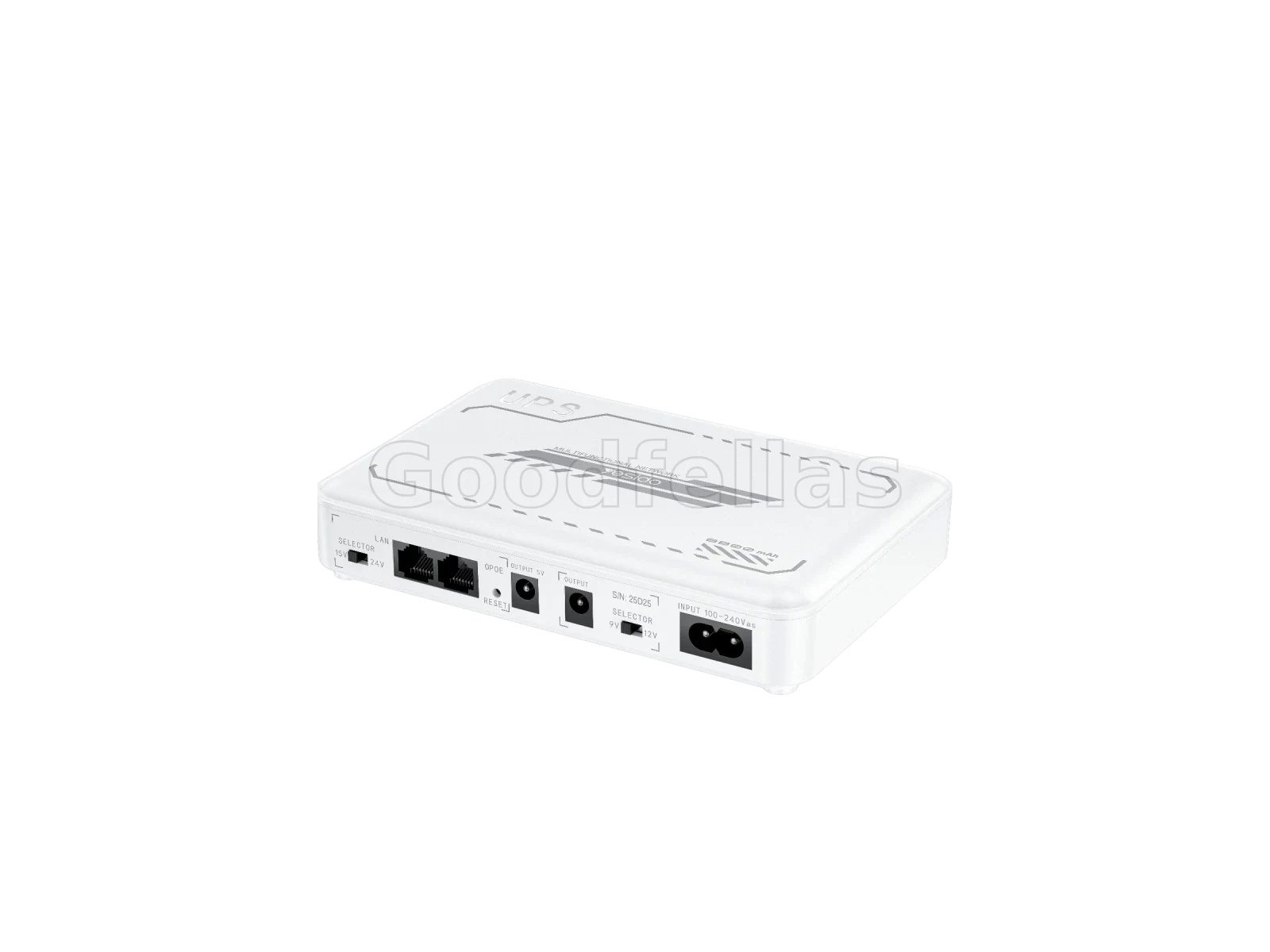 Yesido YP74E 8,800mAh Mini DC Uninterruptible Power Supply – White