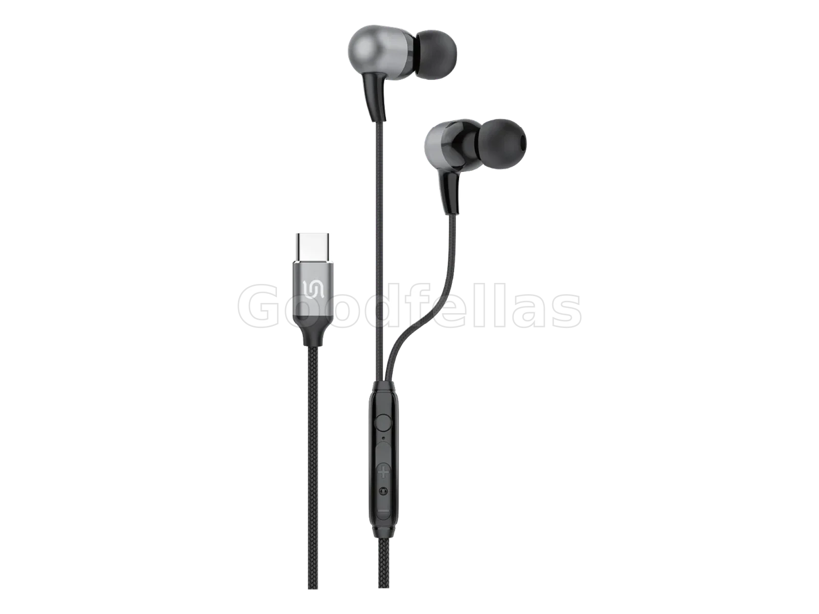 Porodo Soundtec Cron USB-C Stereo Earphones with Immersive Stereo Sound