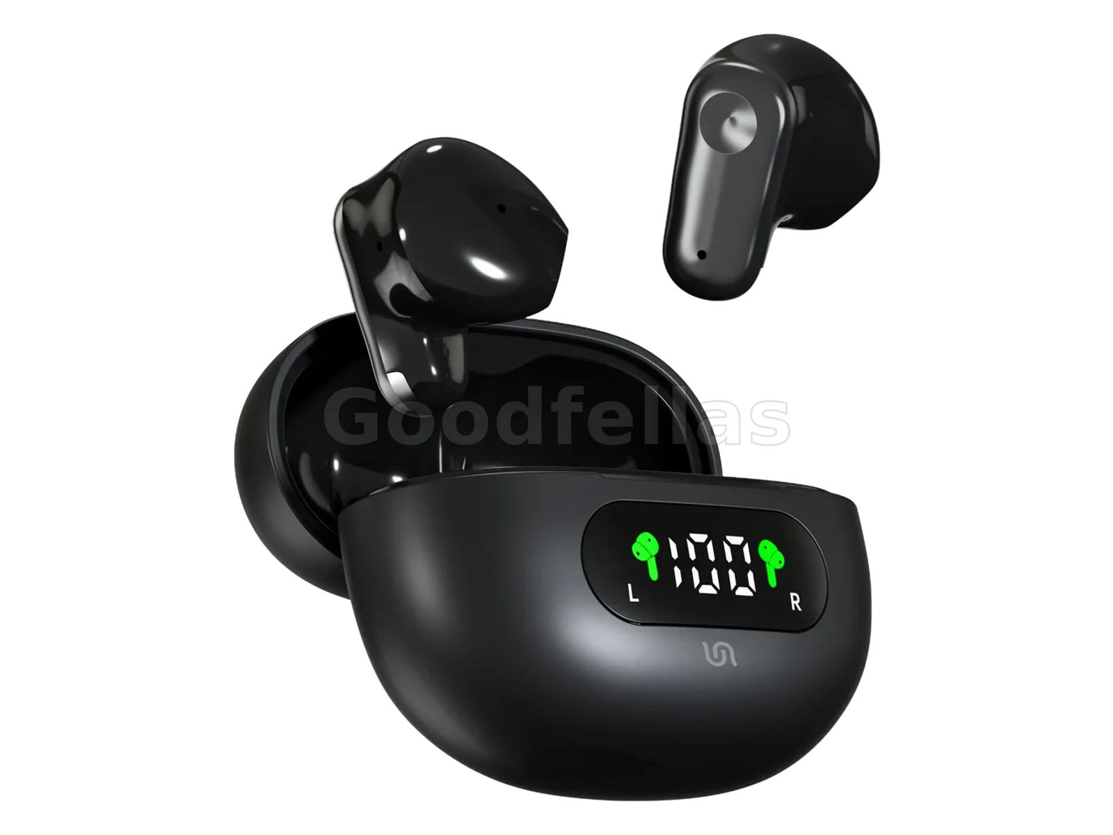 Porodo Soundtec Zephra True Wireless Earbuds with Digital Display