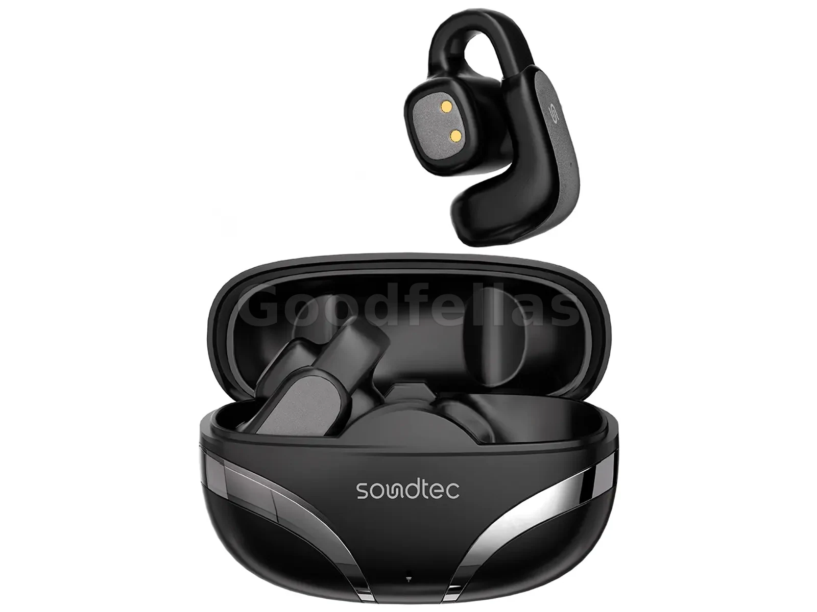 Porodo Soundtec Flexfit Open-Ear Clip-on Wireless Earbuds