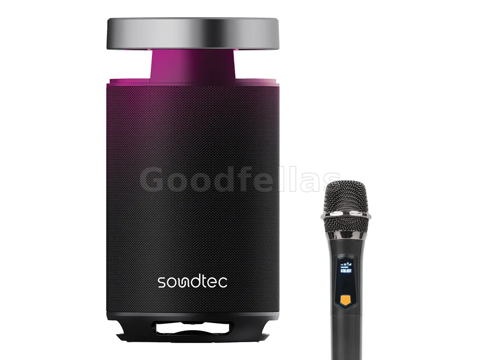 Porodo Soundtec Tiesto Portable Karaoke Speaker - Black