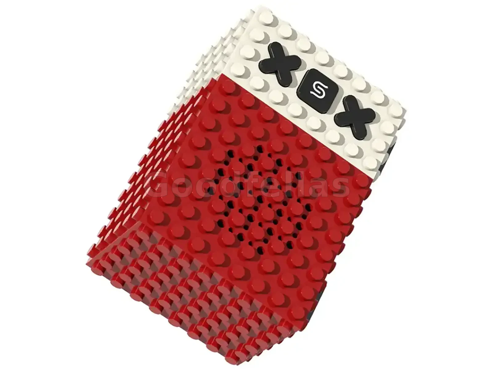 Porodo Soundtec MiniBlock Portable Stereo Speaker - Red