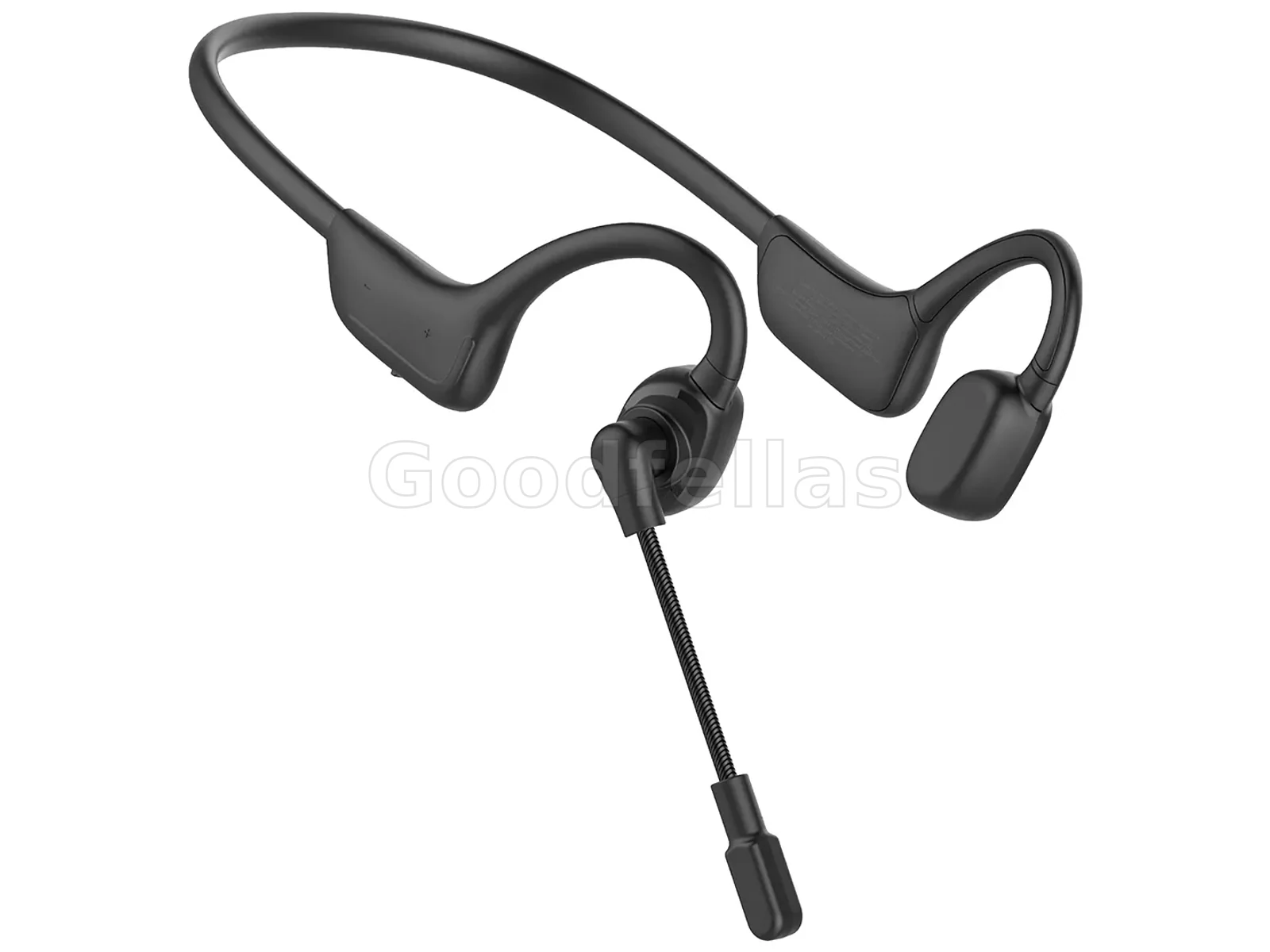 Porodo Soundtec Vibrix Air Conduction Wireless Headset - Black