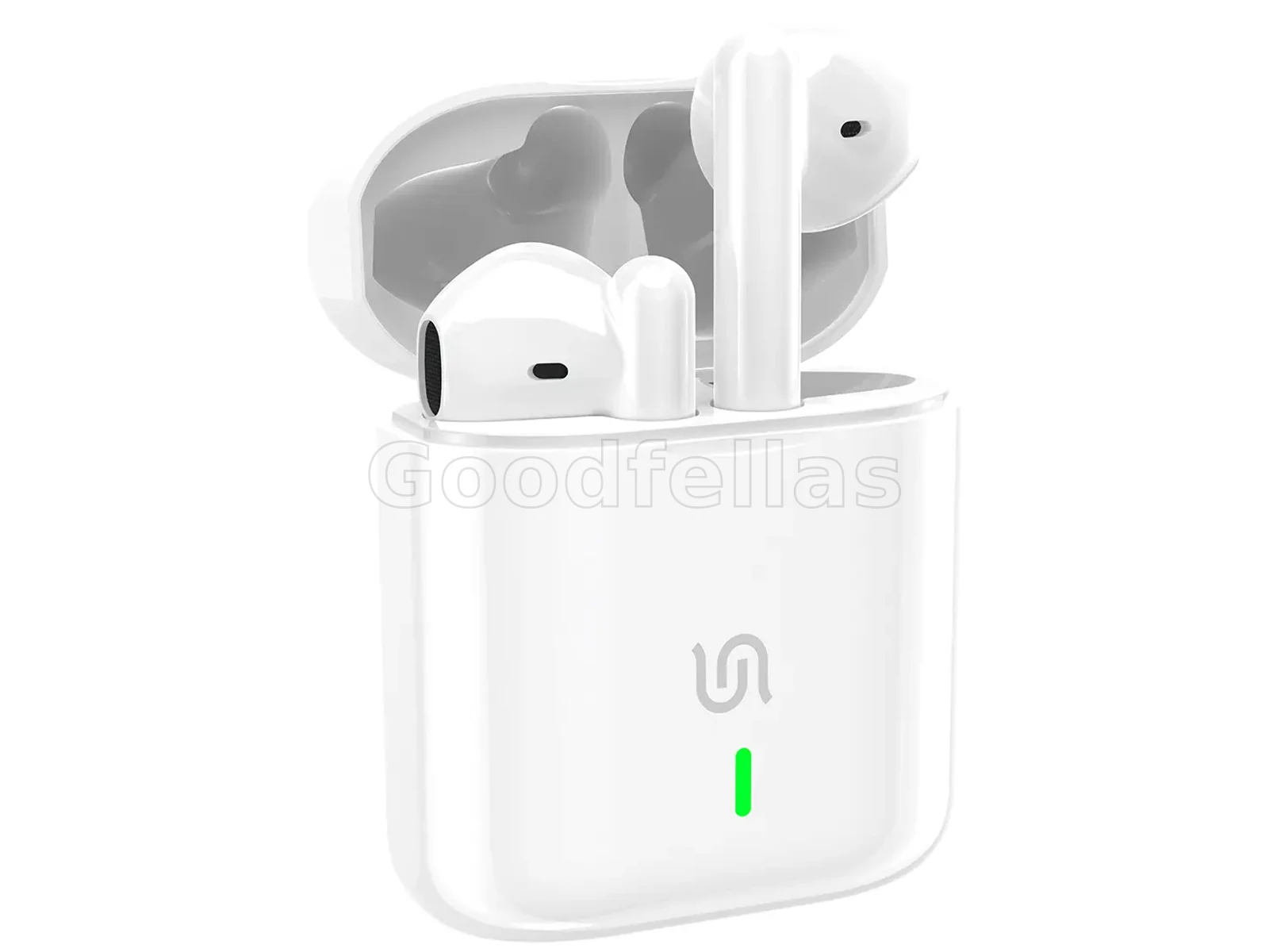 Porodo Soundtec Popwave True Wireless Deep Bass Earbuds - White