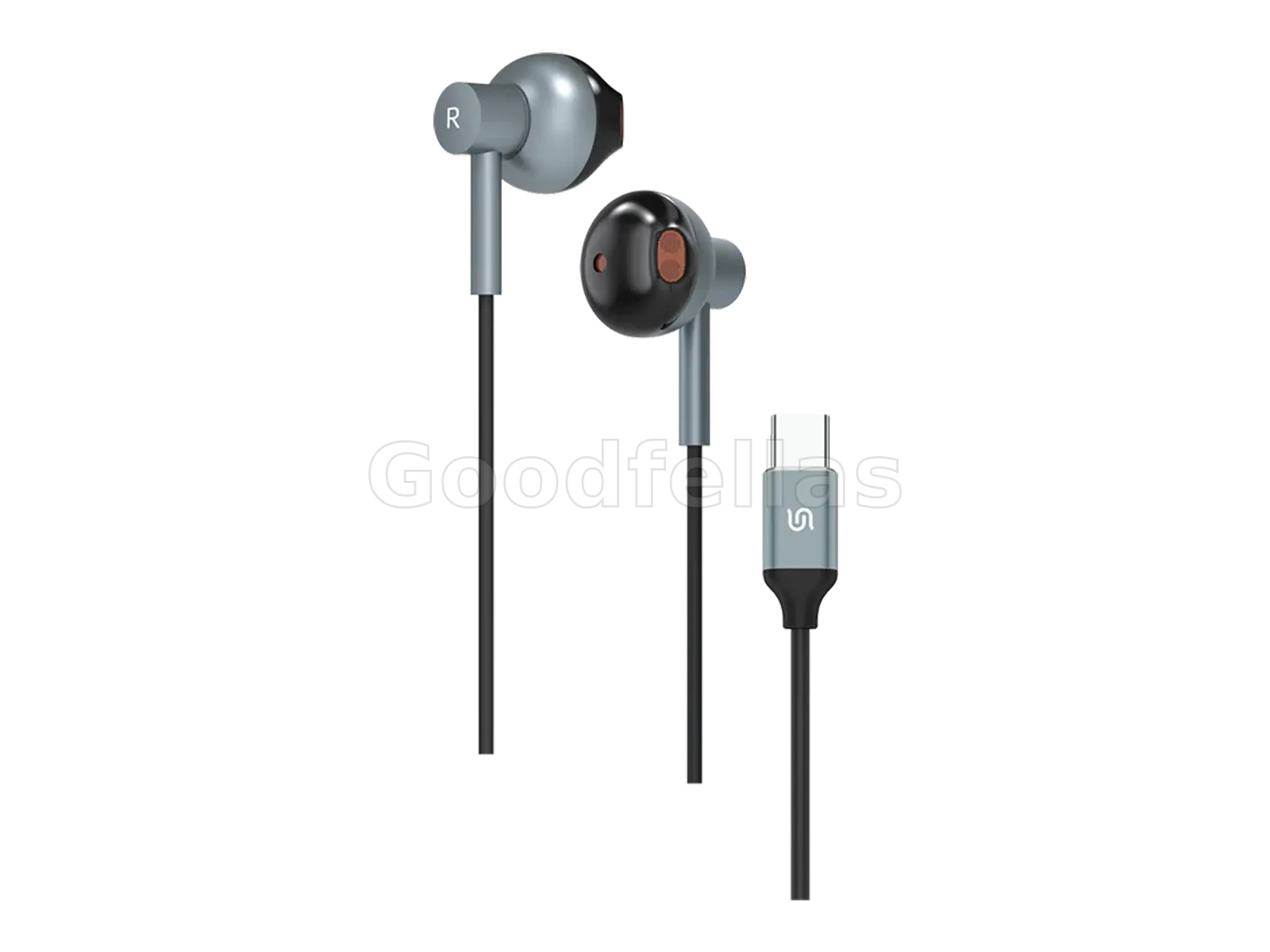 Porodo Soundtec Stereo Earphones - Black