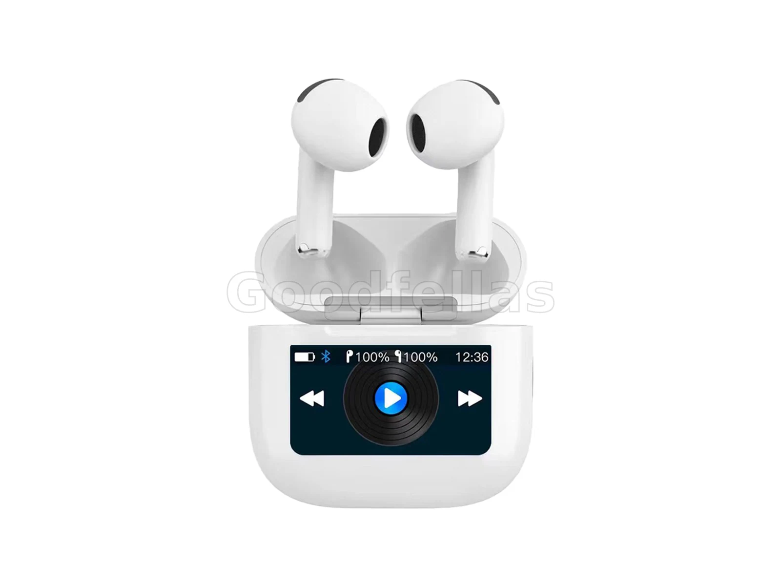 Porodo Soundtec Glimpse Touch Display TWS - White