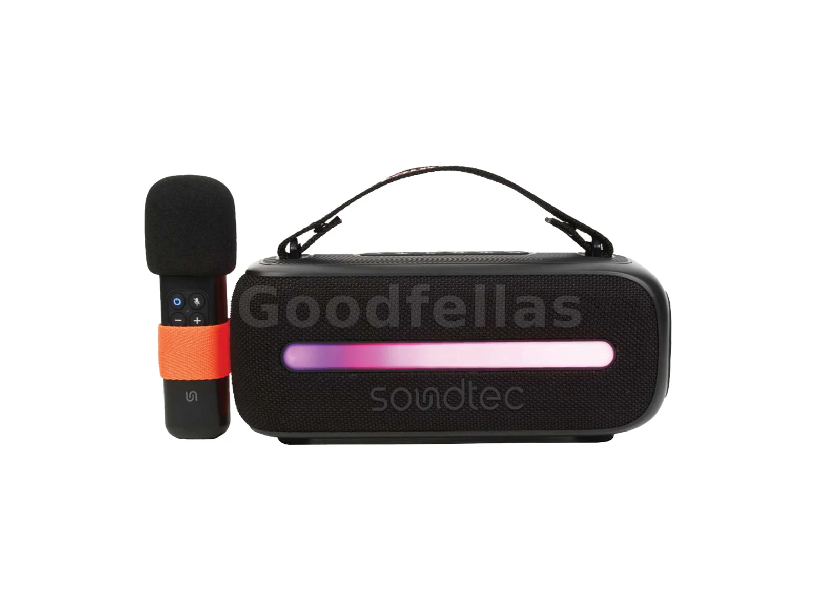 Porodo Soundtec 14W Speaker with Wireless Microphone - Black