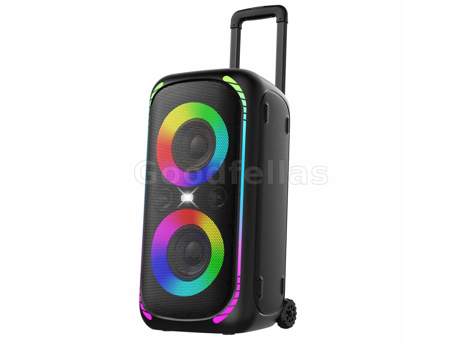 Porodo Soundtec 640W Party Speaker with Trolley - Black