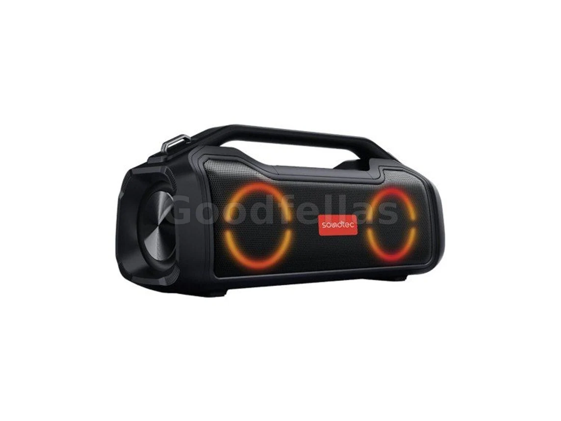 Porodo Soundtec Portable Speaker With Ultimate Smart Functions - Black