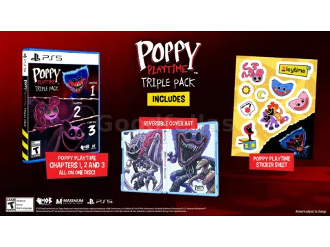 Poppy Playtime Triple Pack – PlayStation 5 – Chapters 1–3 – Physical Compilation