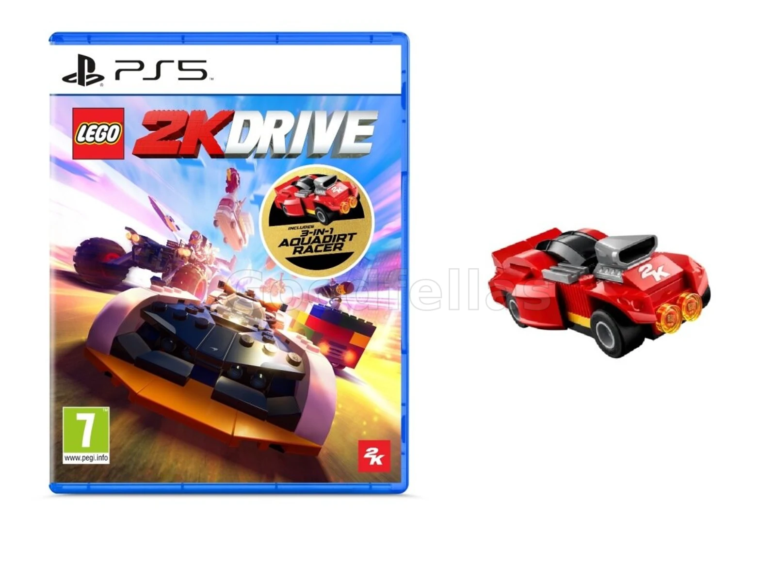 LEGO 2K Drive – PlayStation 5 – Standard Edition + 3-in-1 Aquadirt Racer