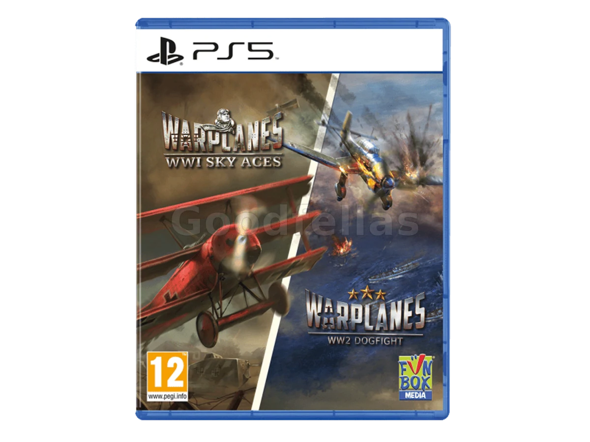 Warplanes: WWI Sky Aces + WW2 Dogfight – PlayStation 5 – Standard Physical Edition (PEGI / EU)