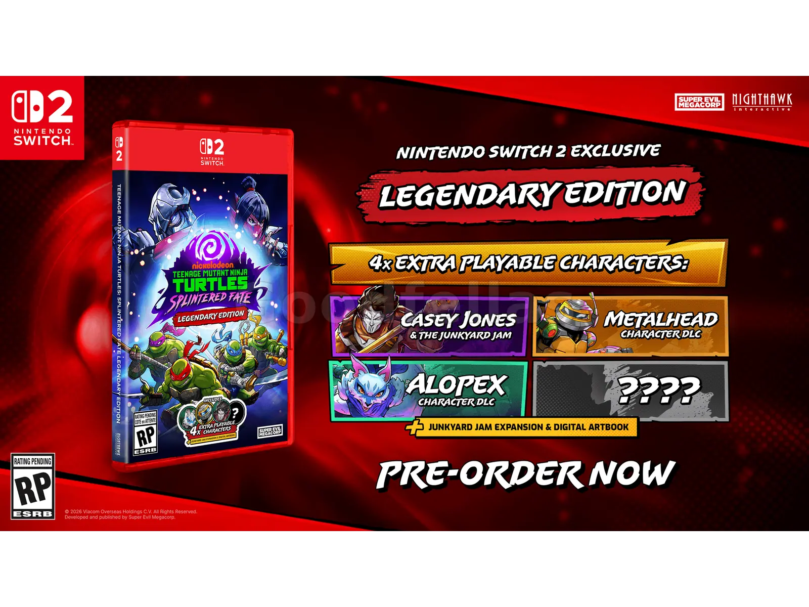 Teenage Mutant Ninja Turtles: Splintered Fate – Nintendo Switch 2 – Legendary Edition