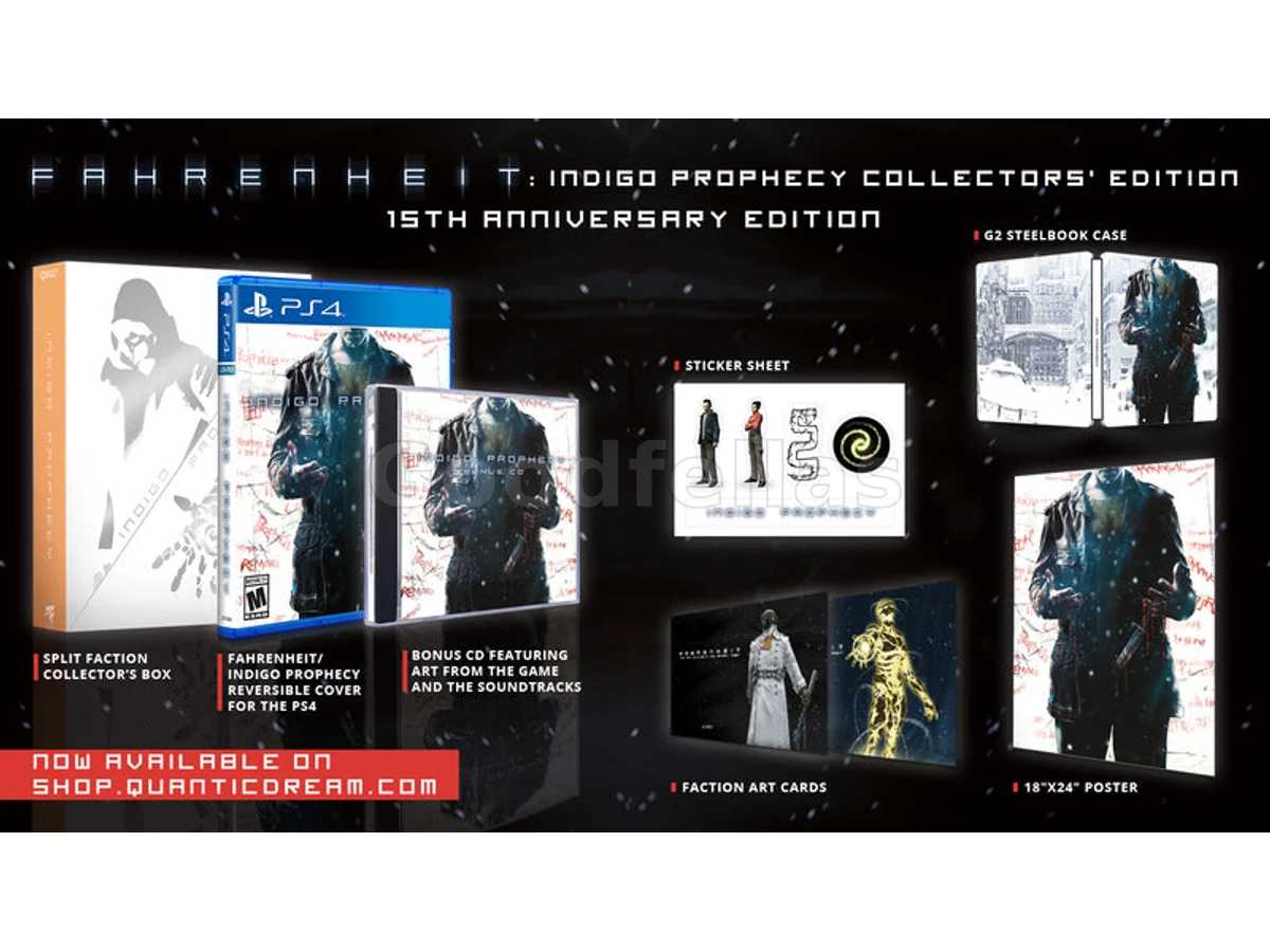 Indigo Prophecy Collector's Edition (Fahrenheit PS4)
