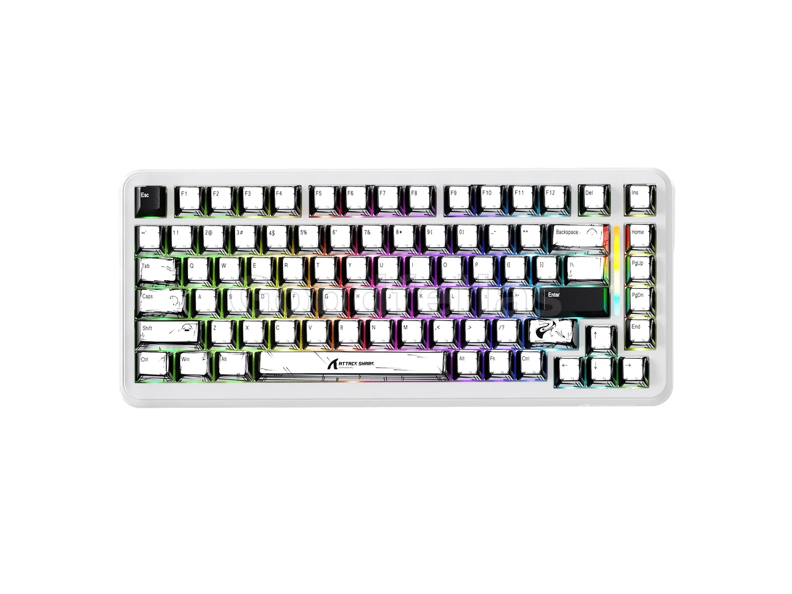 ATTACK SHARK X82PRO HE Wireless Rapid Trigger Gaming Keyboard Magnetic Switch