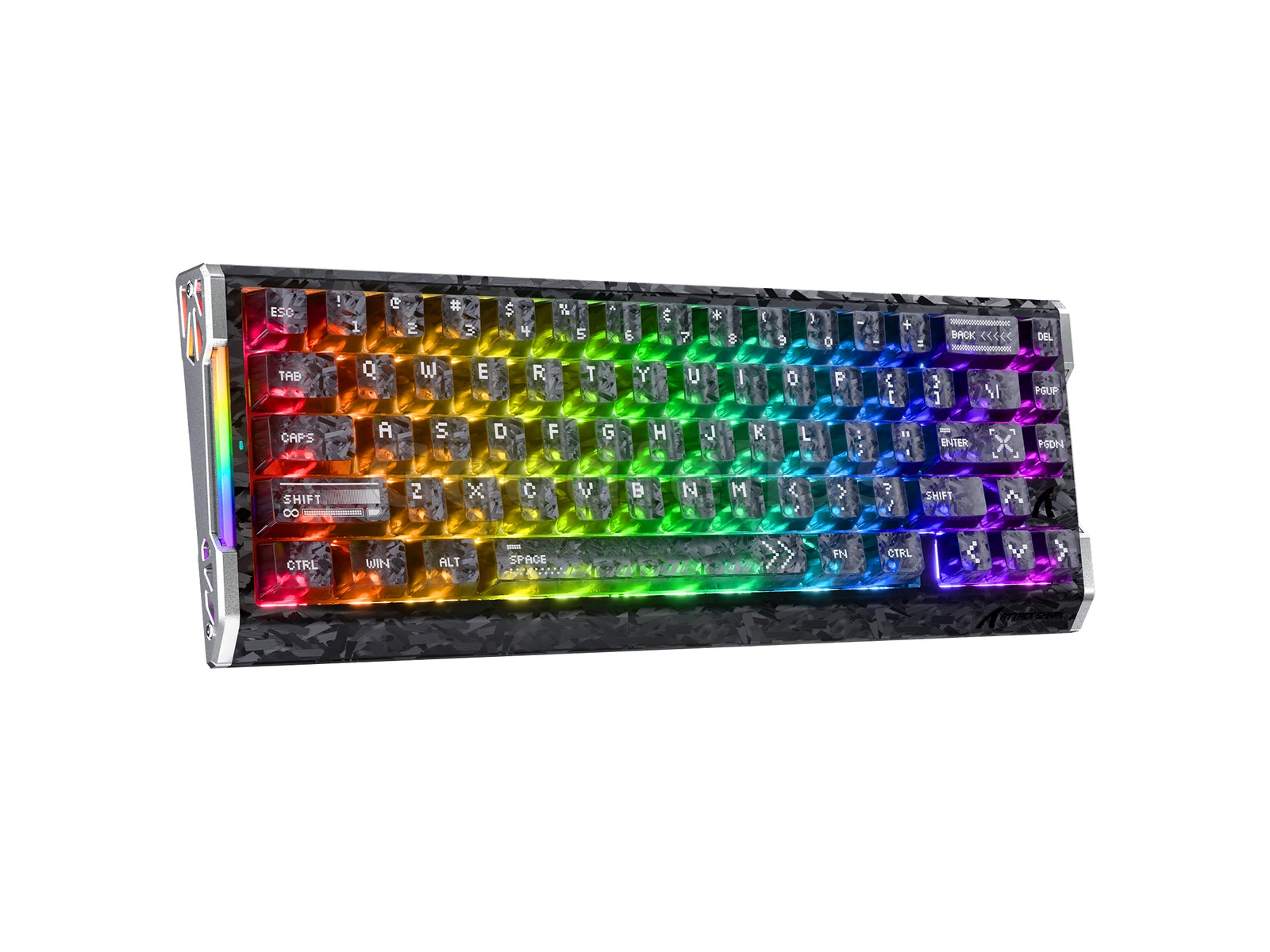 ATTACK SHARK R68 HE Carbon Fiber Rapid Trigger Keyboard Magnetic Switch