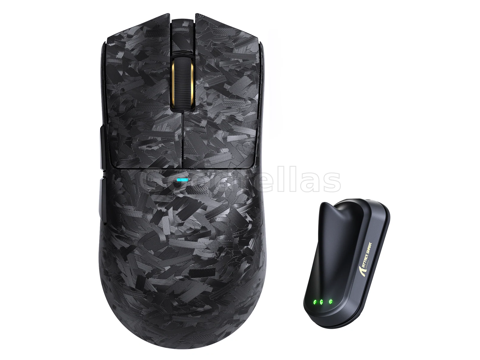 ATTACK SHARK X11 ULTRA Carbon Fiber Wireless 8K PAW3950MAX Gaming Mouse