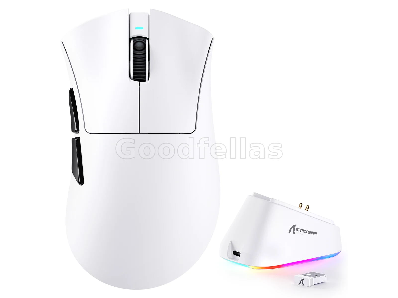 ATTACK SHARK V3PRO Ultra-Light Tri-Mode Gaming Mouse with Charging Dock