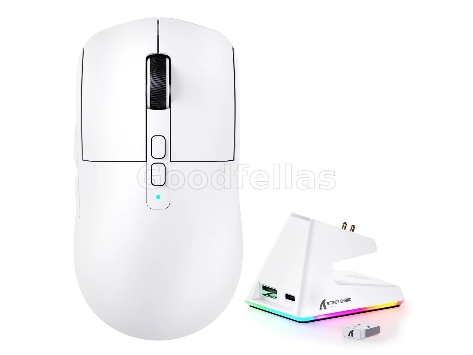 ATTACK SHARK X6 Three Modes Gaming Mouse With Charging Dock