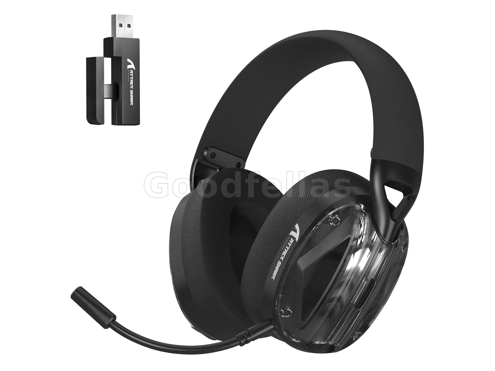 ATTACK SHARK L60 Ultra-Light Tri-Mode Gaming Headset
