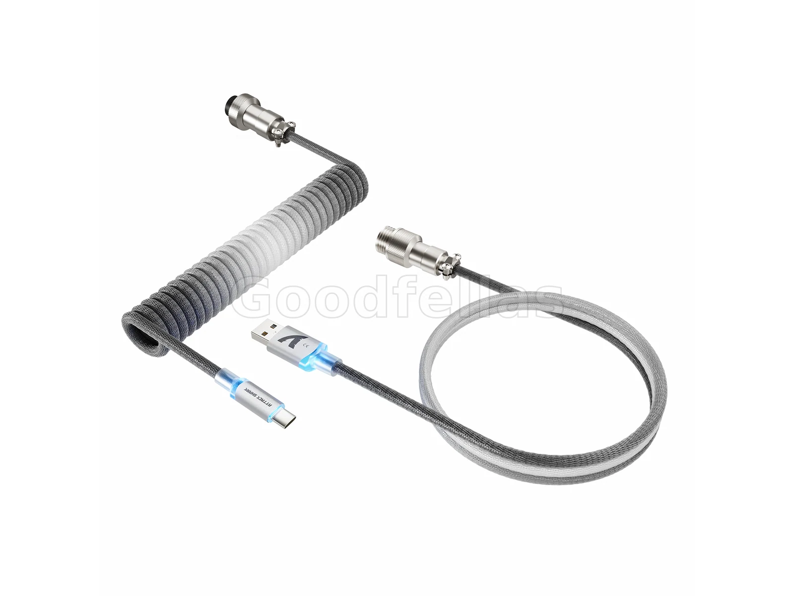 ATTACK SHARK C01ULTIMATE Coiled Cable for 8KHz Magnetic Keyboard