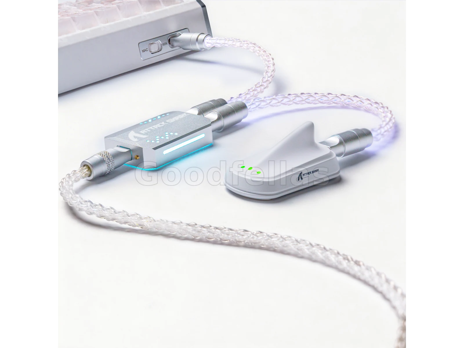 ATTACK SHARK C07 PRO 2-In-1 Type C Cable for 8KHz Gaming Keyboard/Mouse
