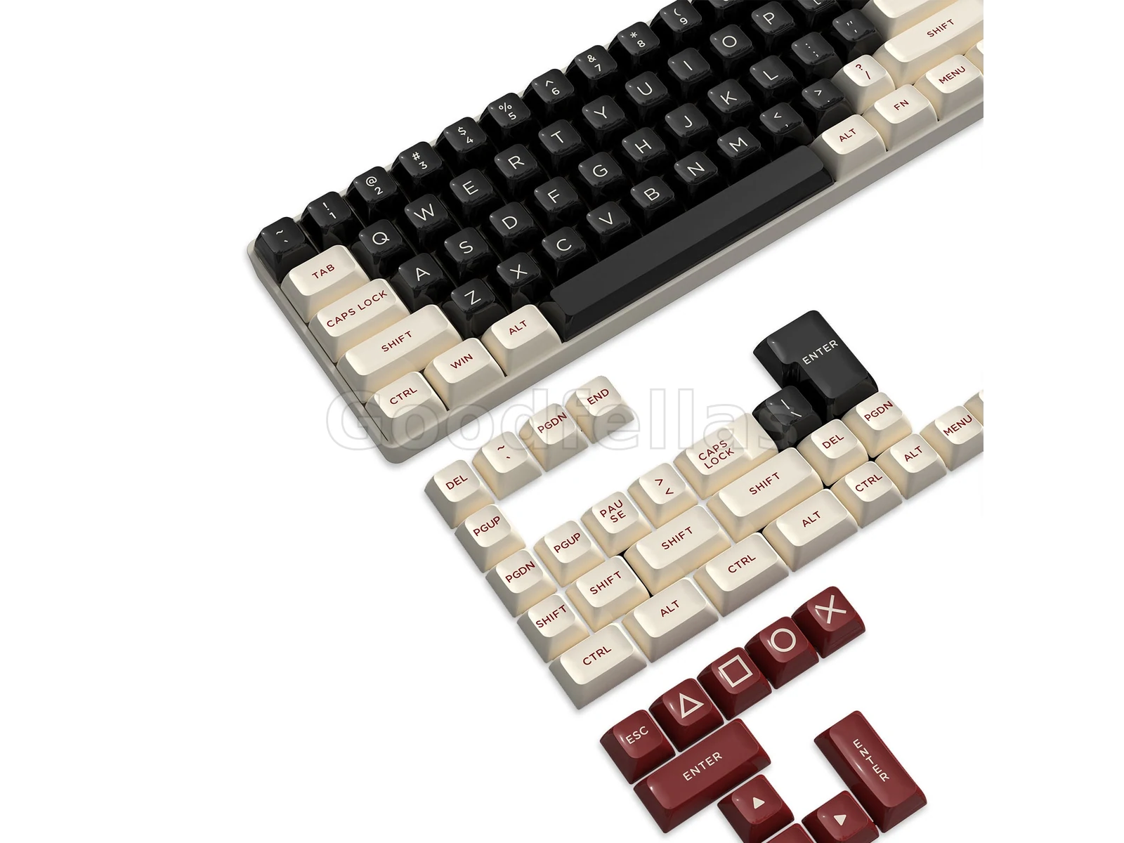 ATTACK SHARK 149 Keys PBT Keycaps Double Shot Full Keycap Set